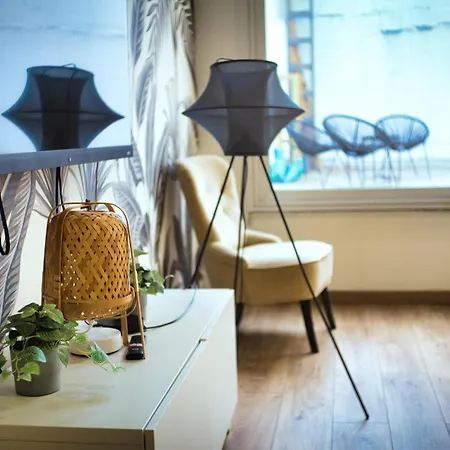 20m2, Sdb Pv, Centre, Wifi, 160m2 Privatunterkunft Tourcoing